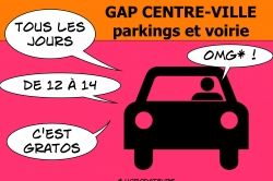 Gap : Parking gratos entre 12 et 14